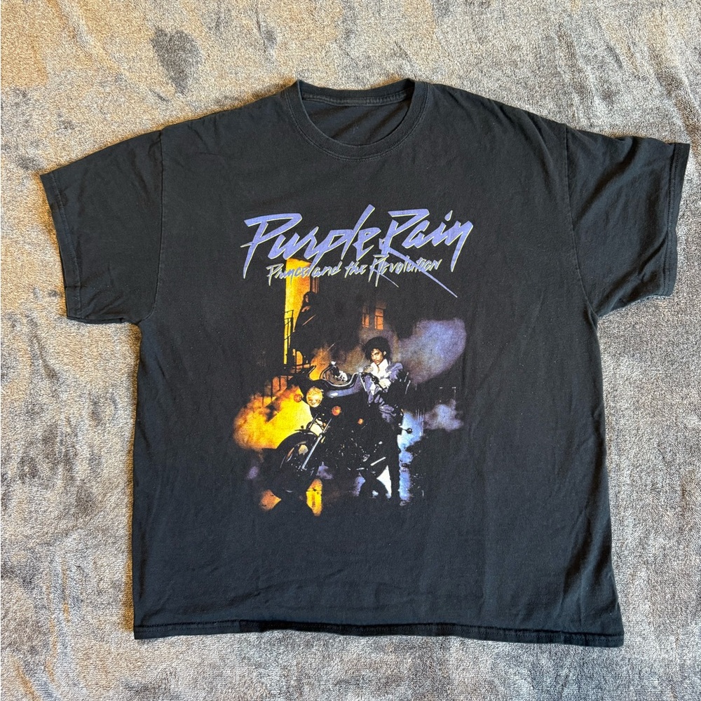 Black Prince/Purple Rain Graphic T-Shirt XL